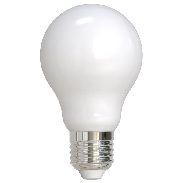 Bulbrite 75-Watt Equivalent A19 Milky Dimmable Decorative Filament LED Light Bulb Soft White, 2PK 861924